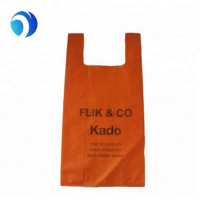 Wholesale products professional company green fashion tote bag plastic shopping bag