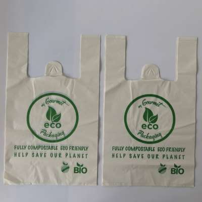 Wholesale HDPE biodegradable die-cut HDPE/LDPE plastic/compostable shopping bag  from chinese  factory