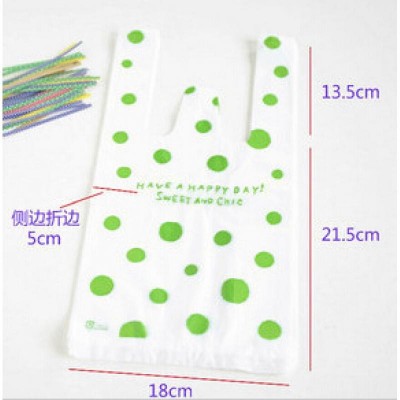 CUSTOM PRINTING LOGO PE LDPE HDPE Plastic Shopping Bag