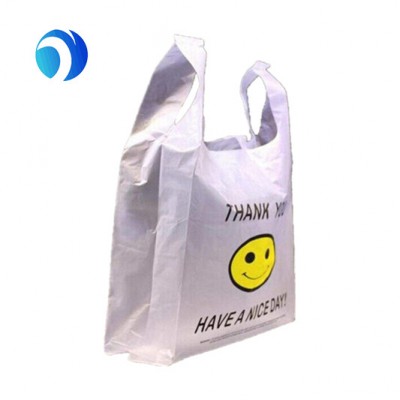 Wholesale LDPE HDPE t-shirt packing biodegradable plastic bags